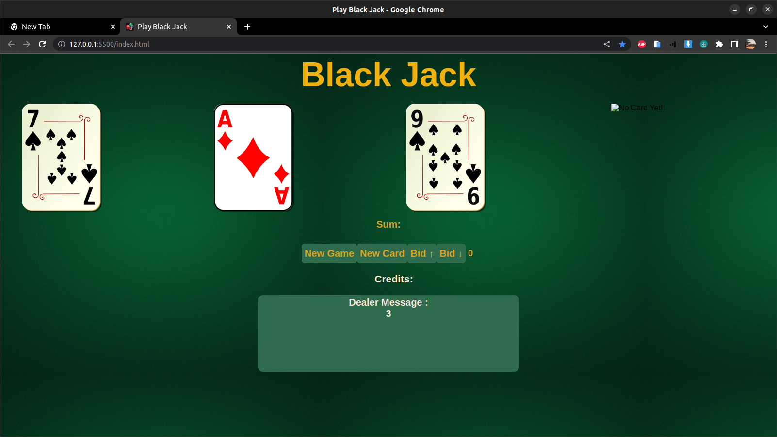  blackjack game